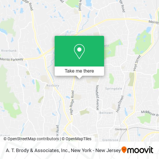 A. T. Brody & Associates, Inc. map