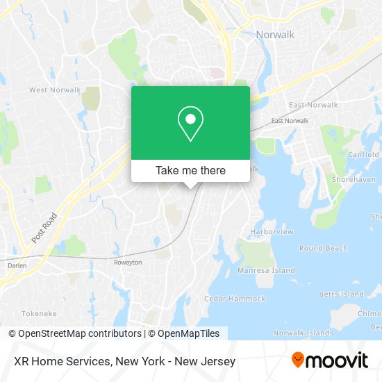 XR Home Services map