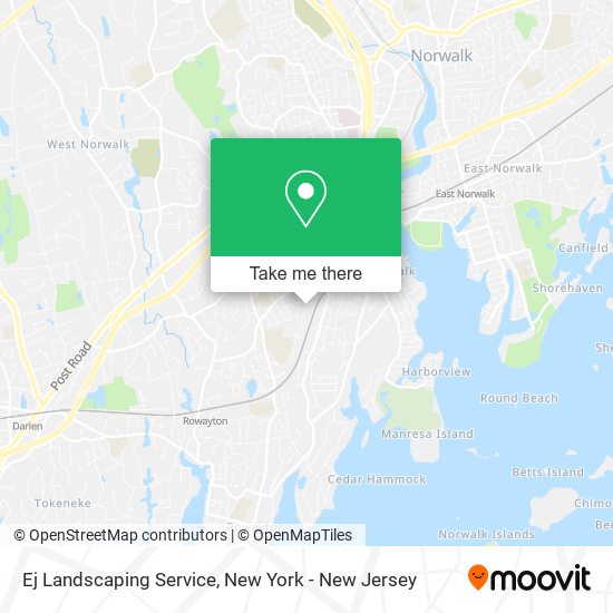 Ej Landscaping Service map