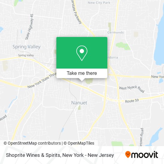 Shoprite Wines & Spirits map