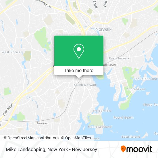 Mike Landscaping map