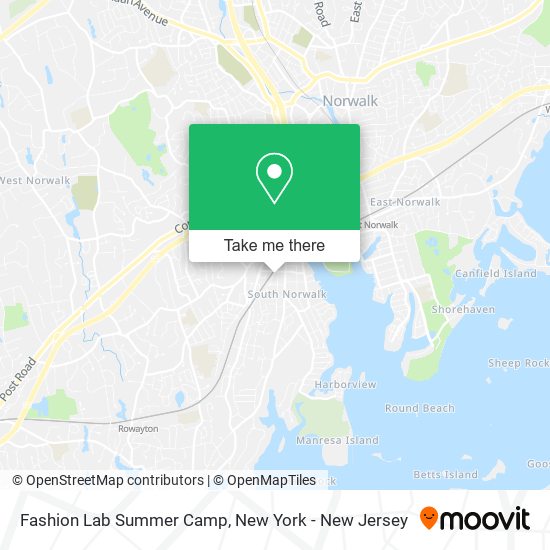 Fashion Lab Summer Camp map
