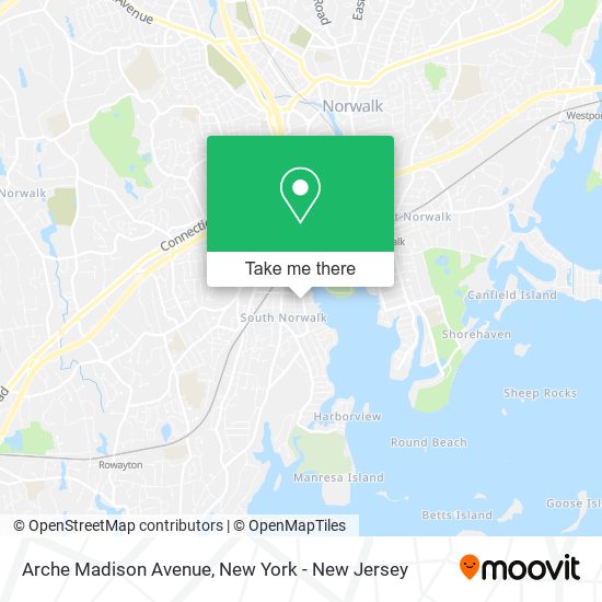 Mapa de Arche Madison Avenue