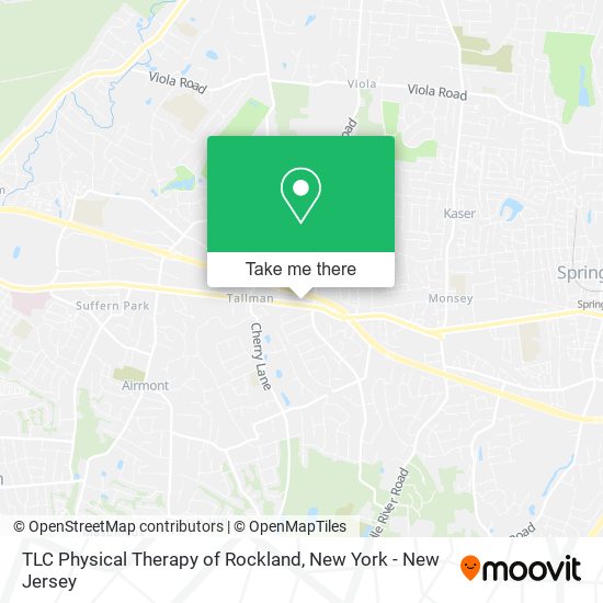 TLC Physical Therapy of Rockland map