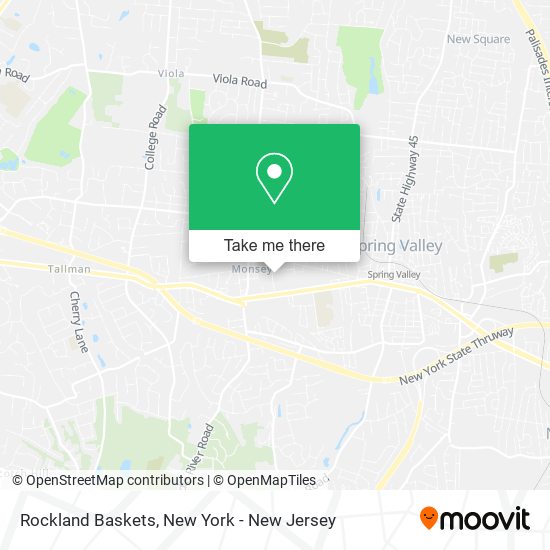 Rockland Baskets map