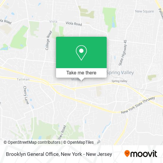 Brooklyn General Office map