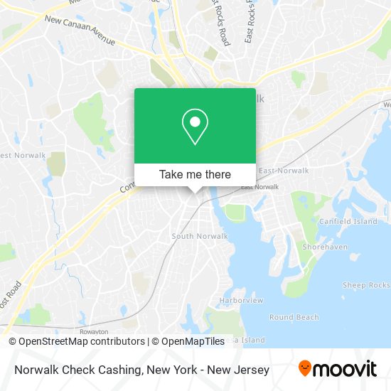 Mapa de Norwalk Check Cashing