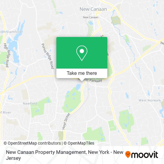 New Canaan Property Management map