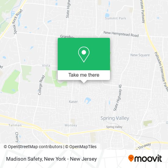Madison Safety map