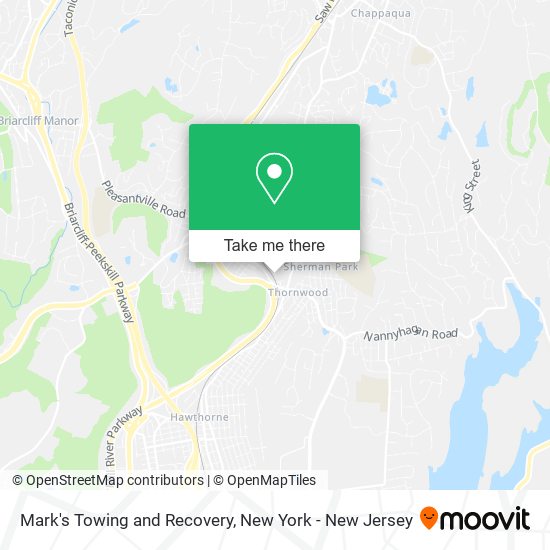 Mark's Towing and Recovery map