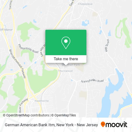 German American Bank Itm map