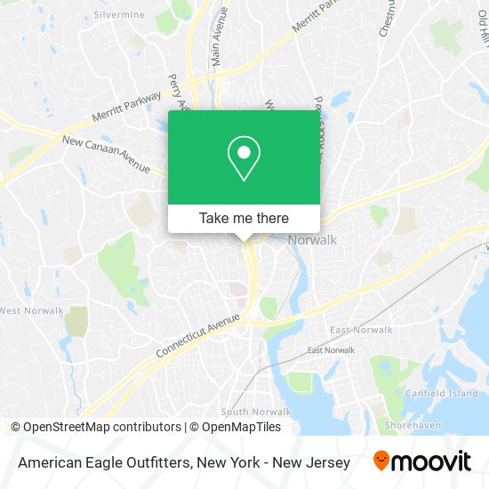 American Eagle Outfitters map