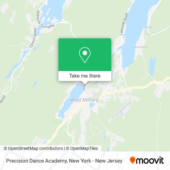 Mapa de Precision Dance Academy