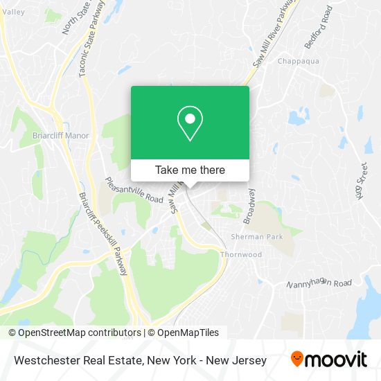 Westchester Real Estate map