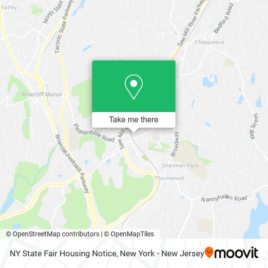 NY State Fair Housing Notice map