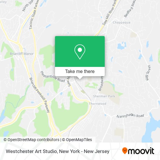 Mapa de Westchester Art Studio