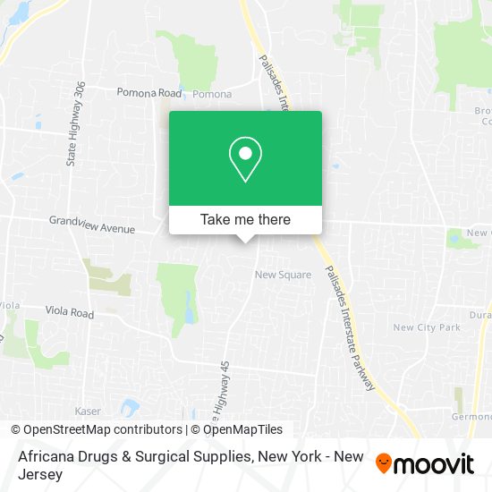 Africana Drugs & Surgical Supplies map