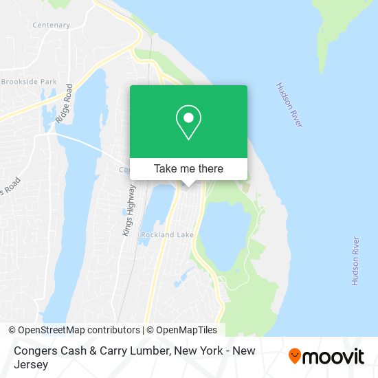 Congers Cash & Carry Lumber map