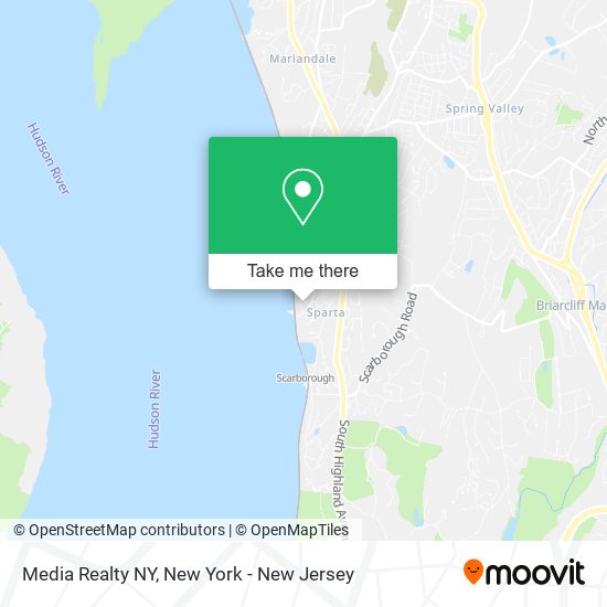 Media Realty NY map