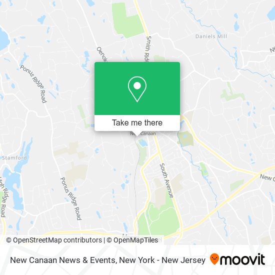 New Canaan News & Events map