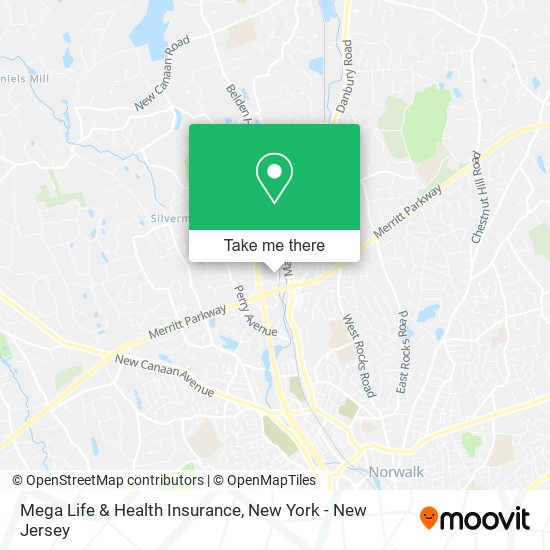 Mapa de Mega Life & Health Insurance