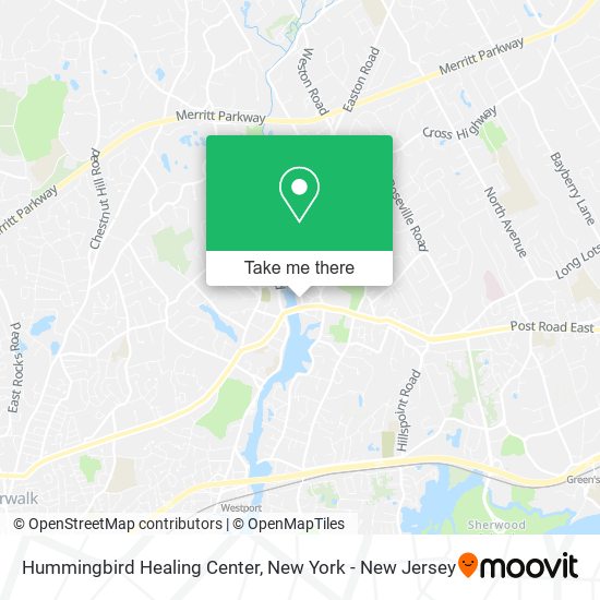 Mapa de Hummingbird Healing Center