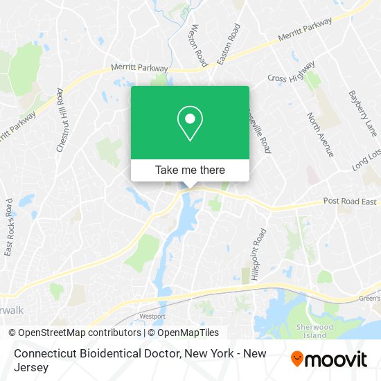 Mapa de Connecticut Bioidentical Doctor