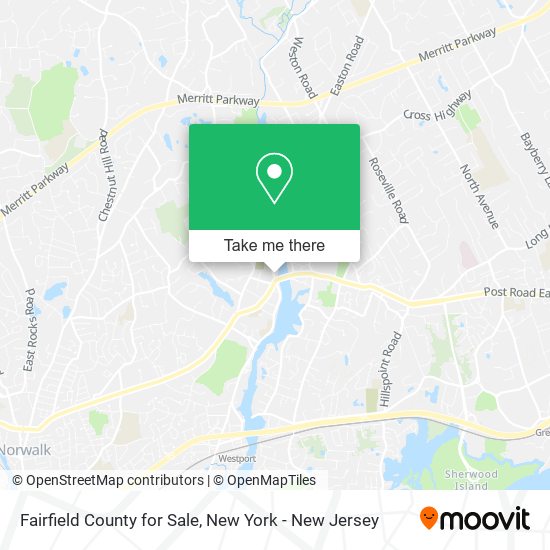 Fairfield County for Sale map