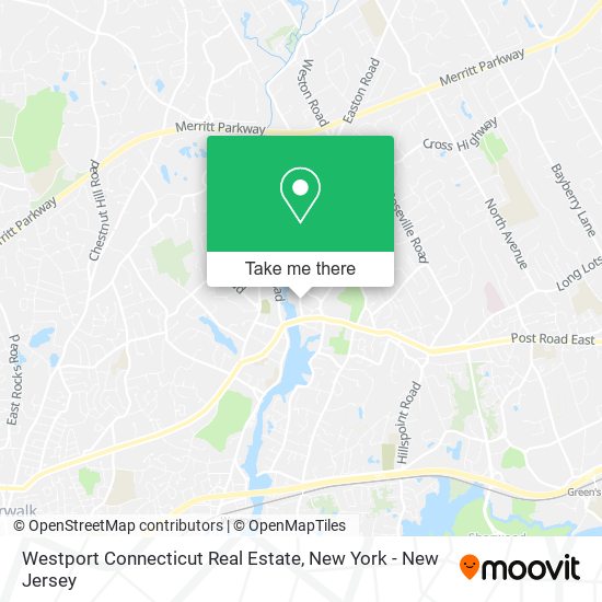 Mapa de Westport Connecticut Real Estate
