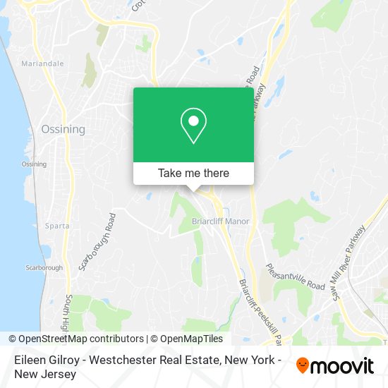 Eileen Gilroy - Westchester Real Estate map