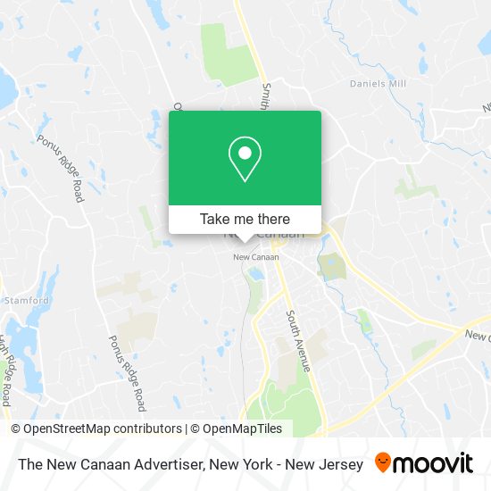 The New Canaan Advertiser map