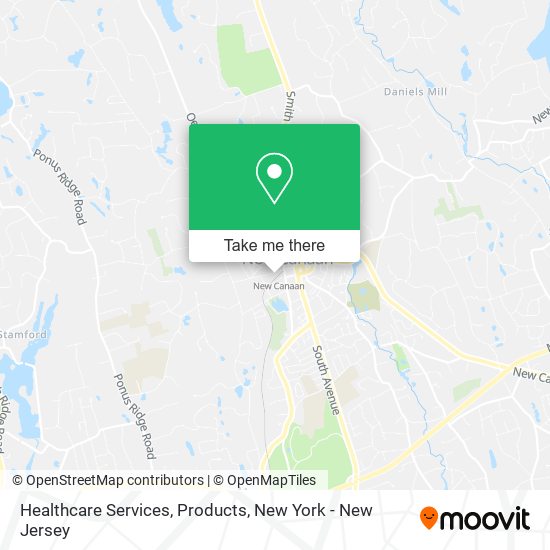 Healthcare Services, Products map