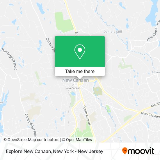 Mapa de Explore New Canaan