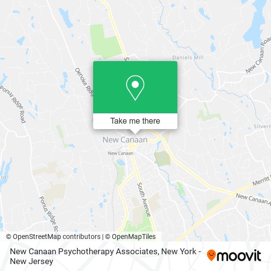 New Canaan Psychotherapy Associates map