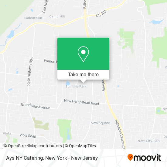 Mapa de Ays NY Catering