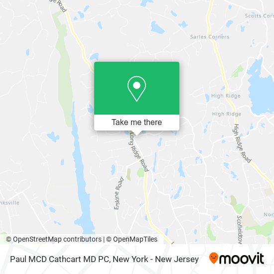 Paul MCD Cathcart MD PC map