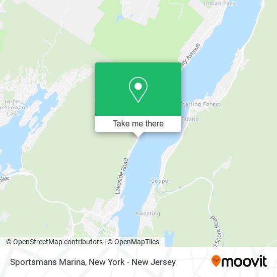 Sportsmans Marina map