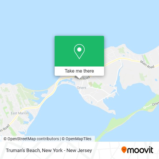 Truman's Beach map