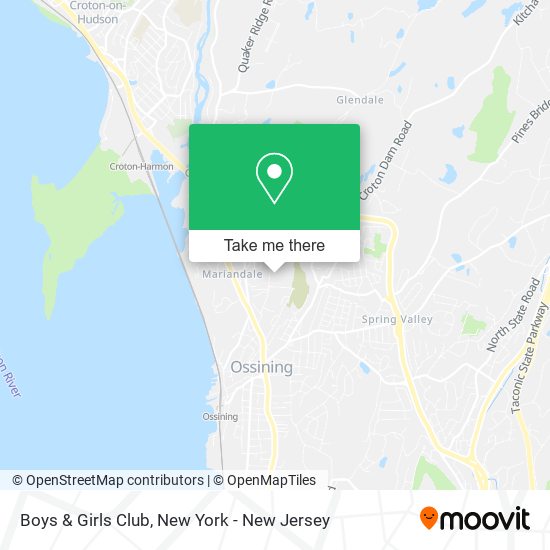 Boys & Girls Club map