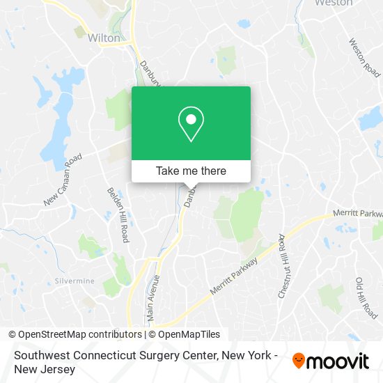 Southwest Connecticut Surgery Center map