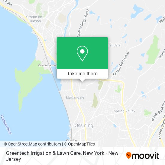 Greentech Irrigation & Lawn Care map