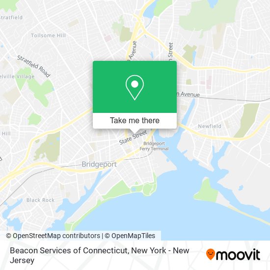 Beacon Services of Connecticut map