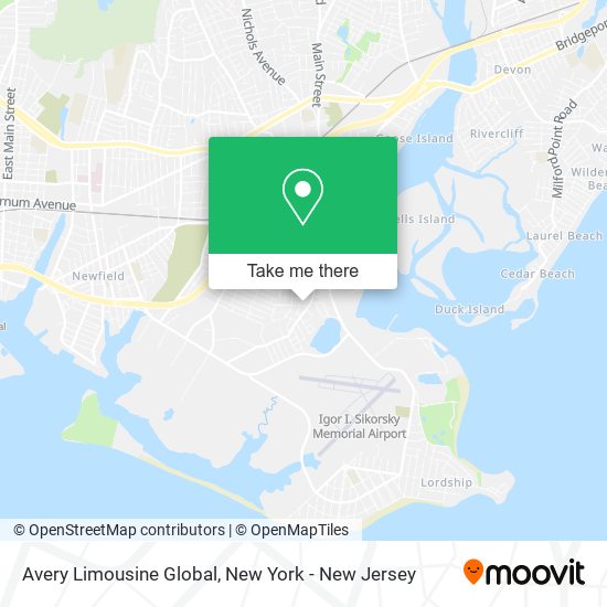 Avery Limousine Global map