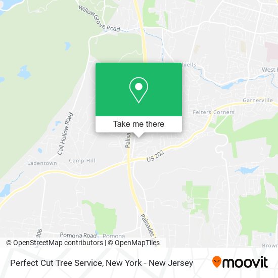 Perfect Cut Tree Service map