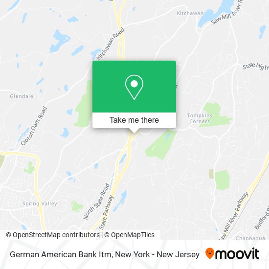 German American Bank Itm map