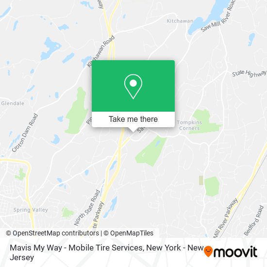 Mapa de Mavis My Way - Mobile Tire Services