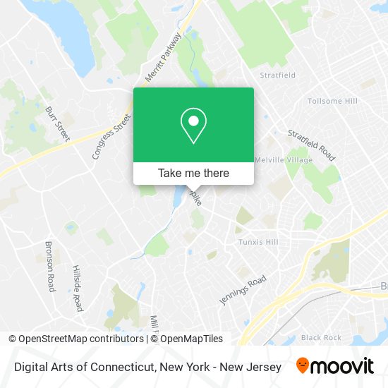 Digital Arts of Connecticut map