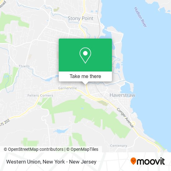 Mapa de Western Union