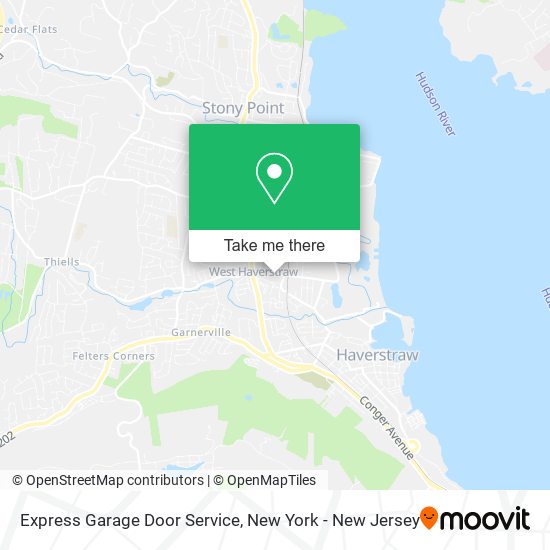 Mapa de Express Garage Door Service