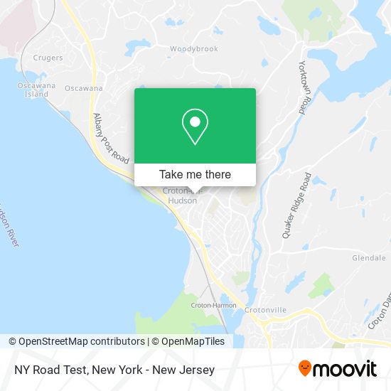NY Road Test map